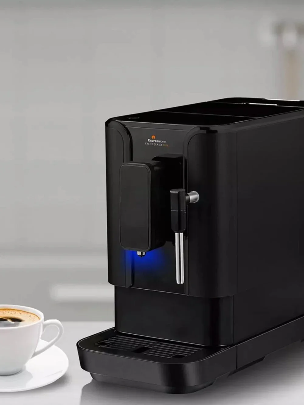 Espressione Concierge Elite Coffee Espresso Machine Infinite Black 20Bar Grinder